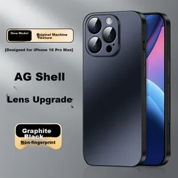 Shangsu Maska za mobilni telefon iPhone 16 Pro Max, Crna
