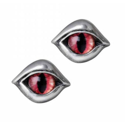 Uhani ALCHEMY GOTHIC - Demoneye Studs - E422