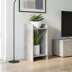 Stalak za biljke s policom 2 pcs Betonsko Siva 30 x 30 x 60 cm