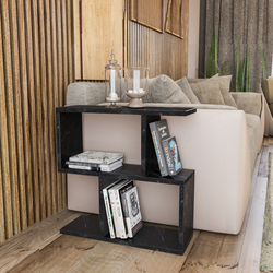Hanah home Klub sto Life 60x60x20cm Crni