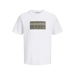 JACK & JONES Majica JCOFusion jelka / bela