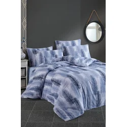 Aberto Design Komplet posteljina Alen, 200x220cm, Plava-Tamnoplava