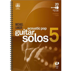 LANGER:ACOUSTIC POP GUITAR SOLOS 5 +AUDIO ACCESS
