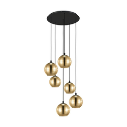 Eglo 39687 - Luster na sajli LEMORIETA 6xE27/40W/230V