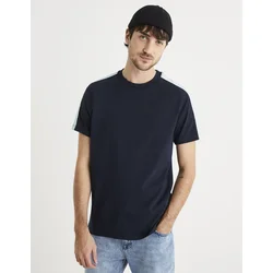 Celio T-shirt Teba with stripes - Mens