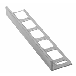 Nosilec za ploščice, profil »L, mat aluminij, (d) 250cm, 10 mm - 22