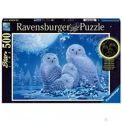 Ravensburger puzzle Sove na mesečini RA16595