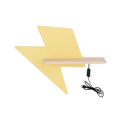 Lightning Wall Lamp 4W Led 4000K Iq Kids With Cable Golden