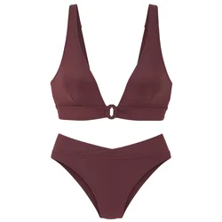 LASCANA Bikini kostanj rjava