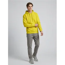 Sinsay - Basic hoodie - žuto