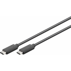 Kabel USB-C 3.2 Gen2x2 20Gbit/s črn 1m Goobay