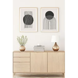 Wallity Uokvirena slika Huhu137, 50x70 cm, 2 dijela