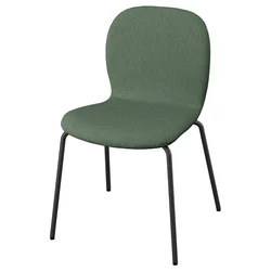 SKALSTA Stolica, Knäbäck sivozelena/cevasti metal/crnosiva