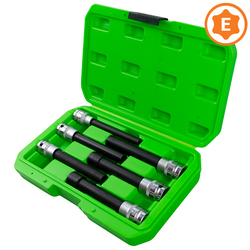 Set E-Torx natičnih ključev 1/2, E10 - E20, 140mm
