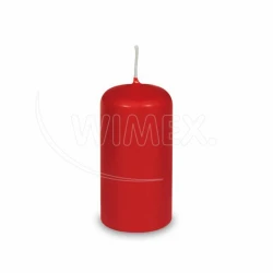 WIMEX s.r.o. Rdeča cilindrična sveča O50 x 100 mm [4 kosi]