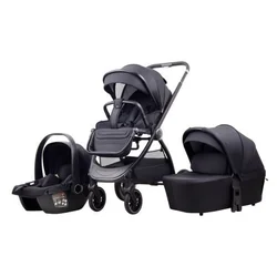 La Mama Kolica za bebe 3u1 Trio, Crna