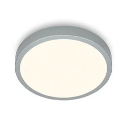 Briloner 3704-014-LED Prigušiva stropna svetiljka RUNA LED/22W/230V srebrna + daljinski upravljač