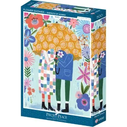 PIECES & PEACE Flower Shower Puzzle 500 kosov