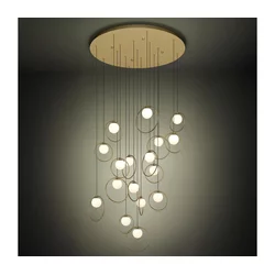 Eglo 390346 - LED prigušiva luster na sajli PORTOCOLOM 17xLED/3W/230V prečnik 78 cm