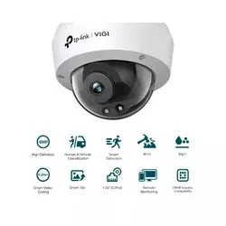 TP-Link VIGI 4MP IP dome kamera, IK10/IP67
