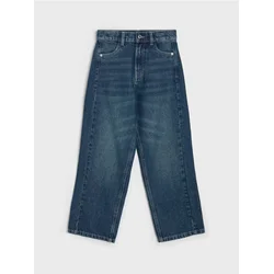 Sinsay - Loose fit farmerke sa ispranim efektom - plavi džins