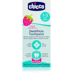 CHICCO pasta za zube jagoda bez fluorida 50ml/12m+