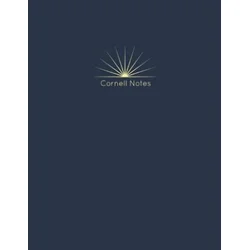 Cornell Notes: 120 Page 8.5x11 Note Taking System for Students and Meetings