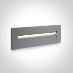 UGRADBENA SVJETILJKA LED/8,5W/3000K/160lm/44°/240V IP65 SIVA