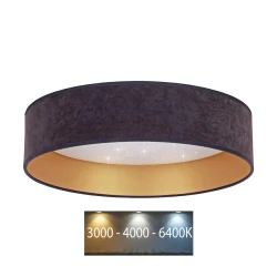 Brilagi - LED stropno svetlo VELVET STAR LED/24W/230V prečnik 40 cm siva/zlatna