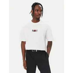 HUGO Majica Dakhil 50579723 Bela Relaxed Fit