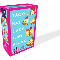 Blue Orange igra s kartami Taco Hat Cake Gift Pizza angleška izdaja