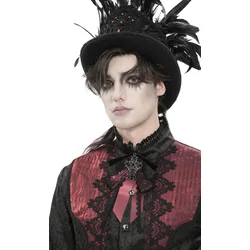 Kravata plastron DEVIL FASHION - Valentine - vinsko rdeča - AS29602