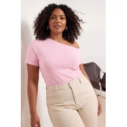 Trendyol Curve Ženska bluza Tbbss26Af00088, Roze