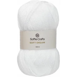Soffie Crafts Soft Dream 00001 White Pletilna preja