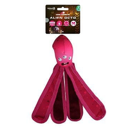 Igrača za pse Dog Comets Alien Octo M 28cm roza