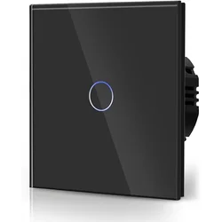 shumee Stekleno stikalo na dotik Bseed LED 1-kratno 1-smerno