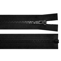 Bone zipper No 5 dolžina 100 cm jakna - črna