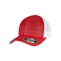 FLEXFIT 360 OMNIMESH 2TONE Cap Red/White