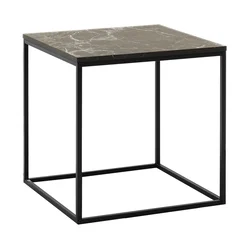 Hanah home Klub sto 50x52x50cm Crno-Mermer