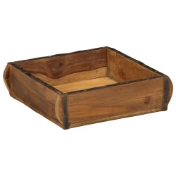 Pladanj Smeđa 29 x 31 x 10 cm Čvrsto drvo iz reciklaže