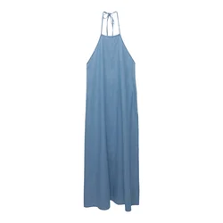 Pull&Bear Poletna obleka modra
