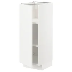 METOD Podni element s policama, bela/Veddinge bela, 30x37 cm