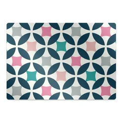Decormat Podloga za stol Pastel retro pattern 120x90 cm 2 cm