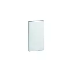 Sidrišna ploča 12x22,5 cm inox/crna