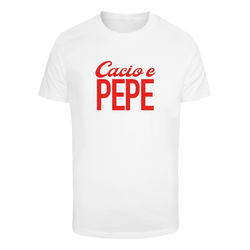 Mens T-shirt Cacio Pepe white