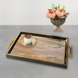 Aberto Design Poslužavnik TPA9852 50 x 29 x 3.5 cm, Šareni