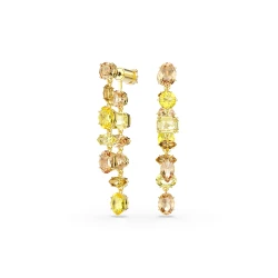 Swarovski Uhani svetlo rjava/rumena