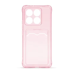 Futrola Clear Wallet za Xiaomi Redmi 14T 4G, Roze