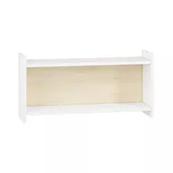 Dečija zidna polica BUBO 35x72 cm bela/svetli buk