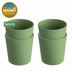 Set skodelic CONNECT Koziol 190 ml 4 pc naravno listnato zelena